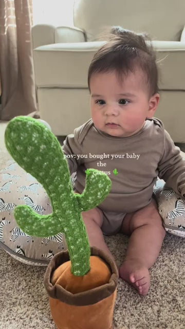 Interactive Dancing & Talking Cactus Plush Toy